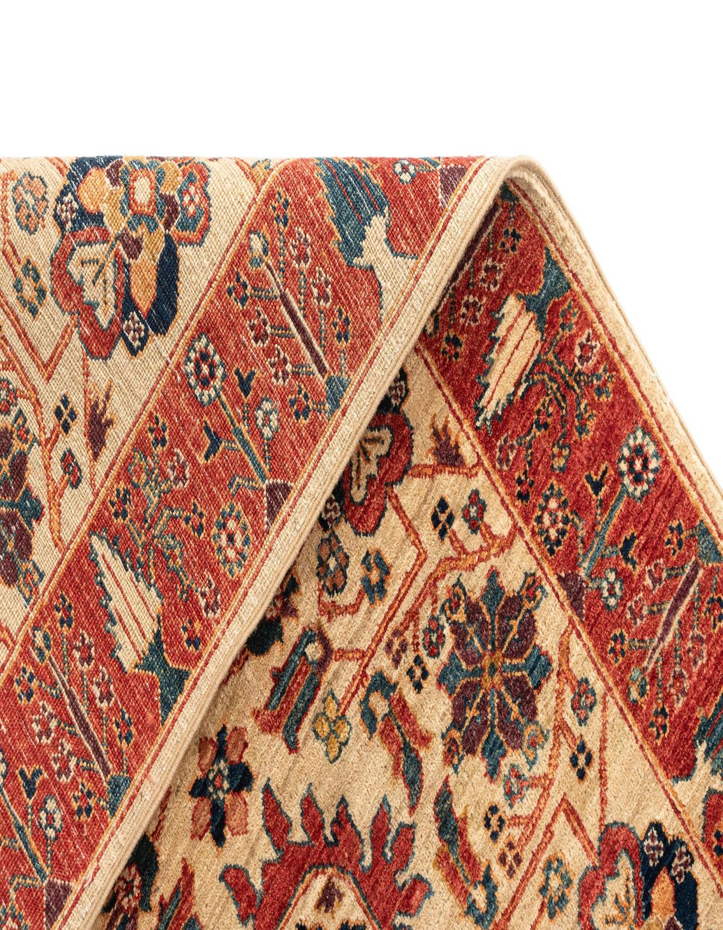 Red 2' 7 x 9' 9 Sara Wool Runner Rug | Rugs.com