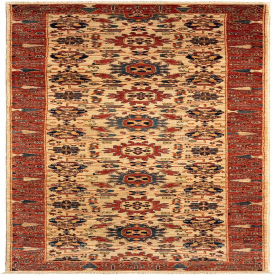 Red 2' 7 x 9' 9 Sara Wool Runner Rug | Rugs.com