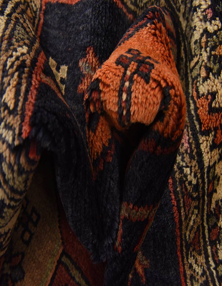 Detail image of  3' 7 x 8' 9  Hand Knotted Sarab Persian Wool Runner Rug