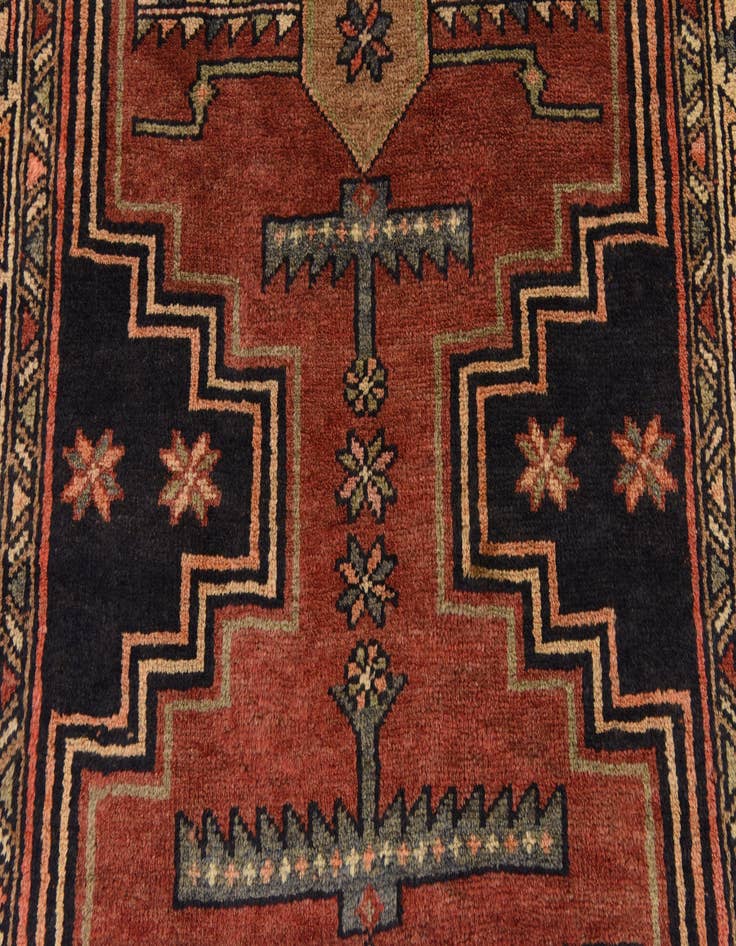 Detail image of  3' 7 x 8' 9  Hand Knotted Sarab Persian Wool Runner Rug