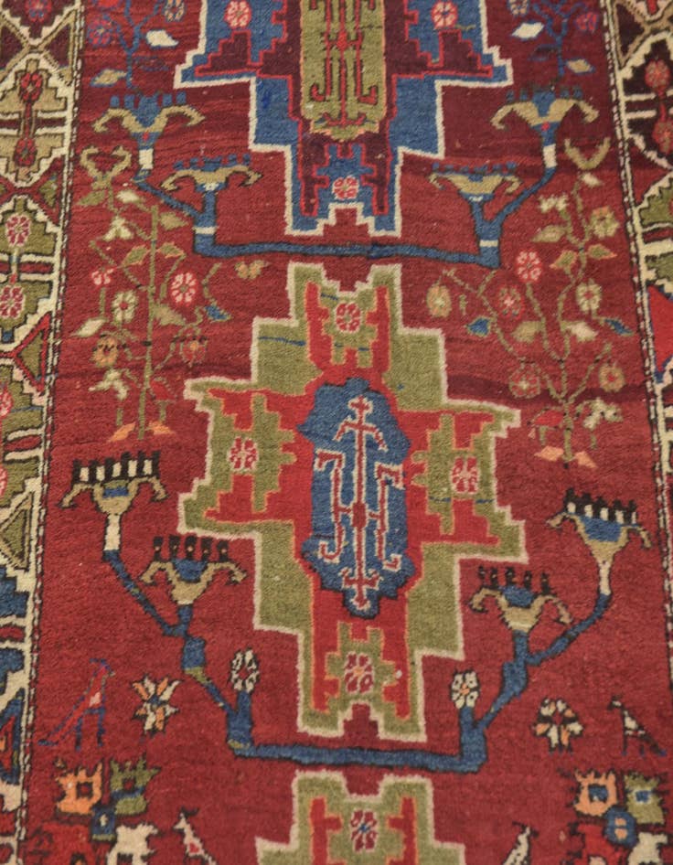 Detail image of  3' 10 x 9' 7  Hand Knotted Sarab Persian Wool Runner Rug