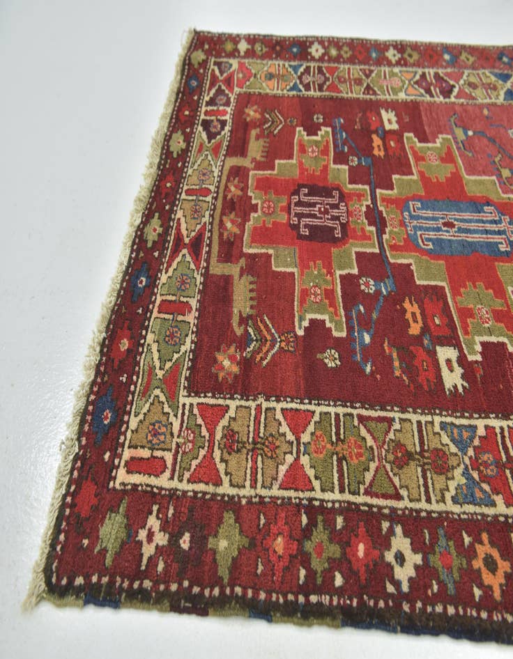 Detail image of  3' 10 x 9' 7  Hand Knotted Sarab Persian Wool Runner Rug