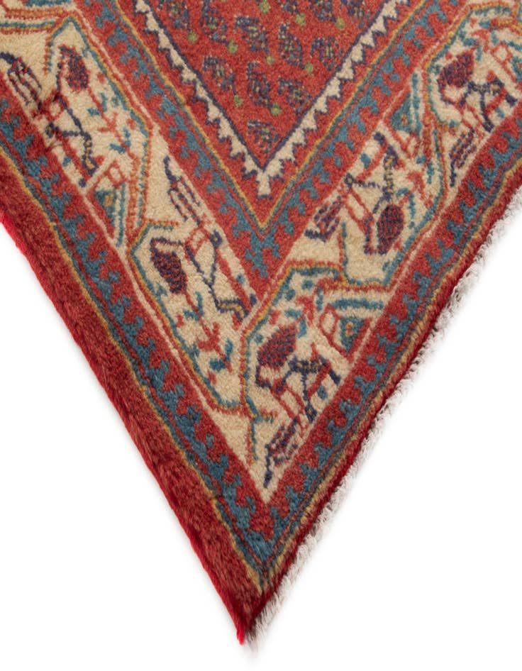Detail image of  3' 5 x 10' 4  Hand Knotted Sarough Mir Persian Wool Runner Rug