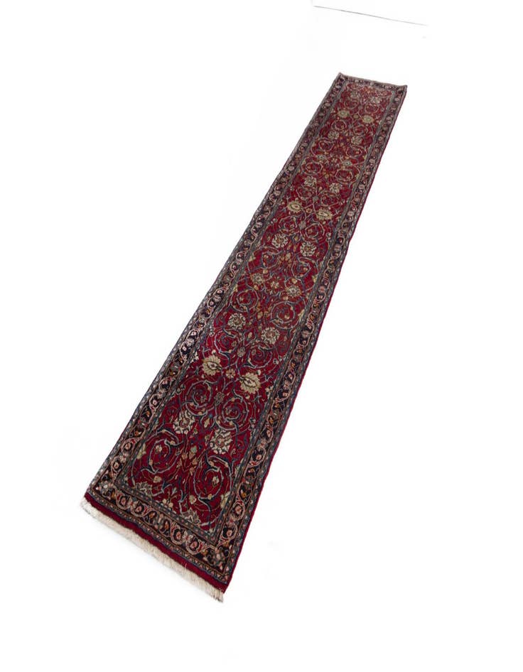 Detail image of  2' 7 x 13' 11 Sarouk Wool Runner Rug