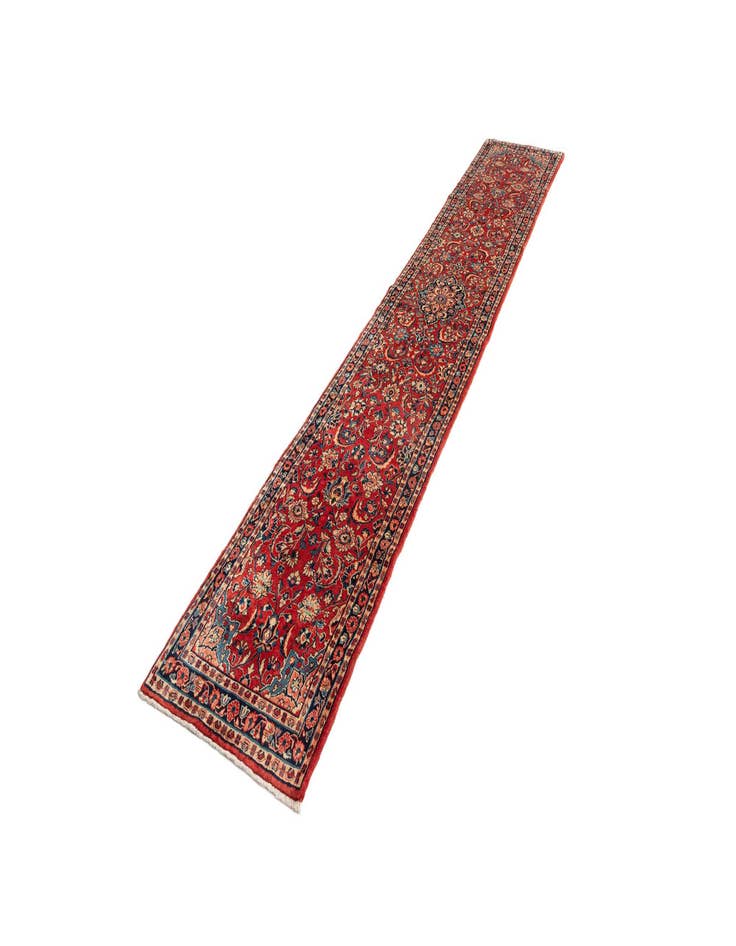 Detail image of  2' 7 x 14' 10 Sarouk Wool Runner Rug