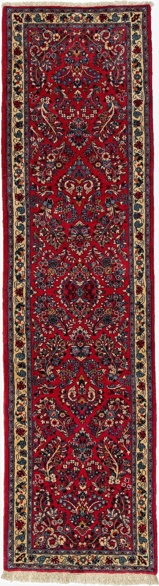  2' 7 x 9' 11 Sarouk Runner Rug