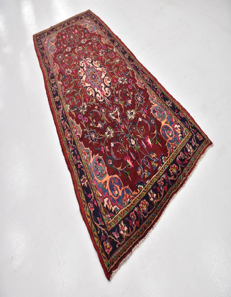 Detail image of  4' 8 x 10' 8  Hand Knotted Shahrbaft Persian Wool Runner Rug