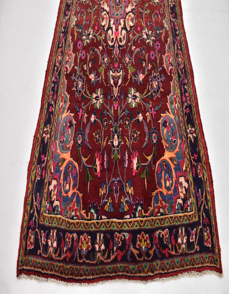 Detail image of  4' 8 x 10' 8  Hand Knotted Shahrbaft Persian Wool Runner Rug