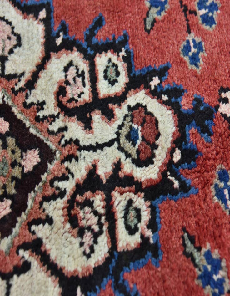 Detail image of  3' 7 x 9' 9  Hand Knotted Shahrbaft Persian Wool Runner Rug