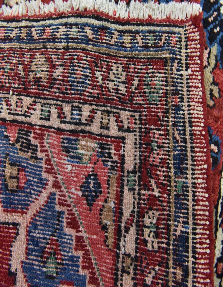 Detail image of  3' 7 x 9' 9  Hand Knotted Shahrbaft Persian Wool Runner Rug