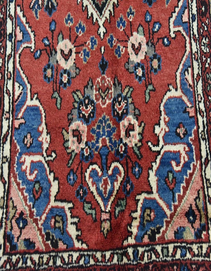 Detail image of  3' 7 x 9' 9  Hand Knotted Shahrbaft Persian Wool Runner Rug
