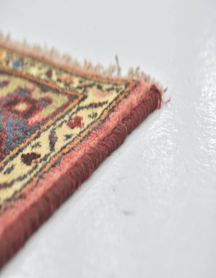 Detail image of 3' 4 x 9' 9 Hand Knotted Shahsavand Persian Wool Runner Rug