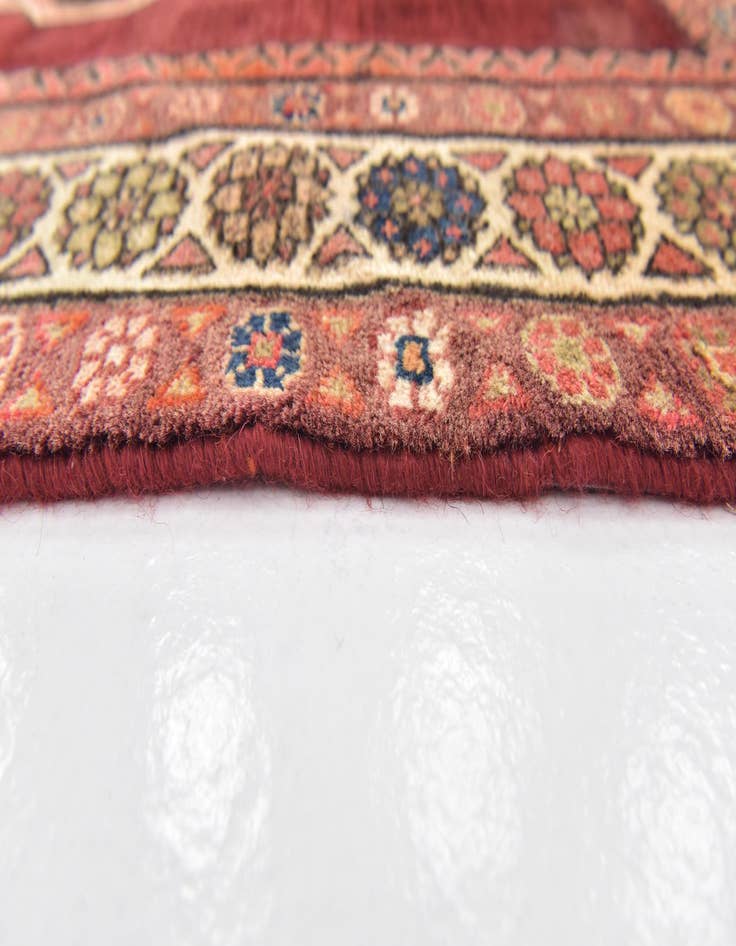 Detail image of  4' x 9' 10  Hand Knotted Shahsavand Persian Wool Runner Rug