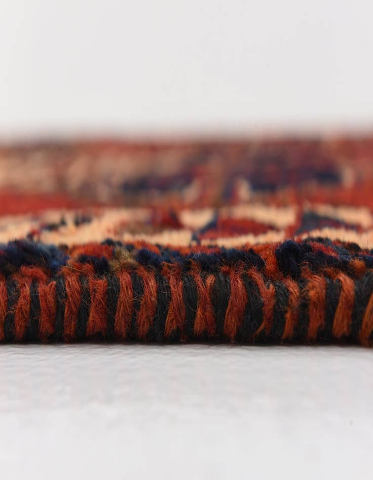 Detail image of  3' 7 x 12' 2  Hand Knotted Shiraz-Lori Persian Wool Runner Rug