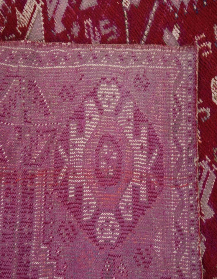 Detail image of  3' 11 x 11' 5  Hand Knotted Shiraz Persian Wool Runner Rug