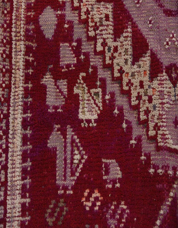 Detail image of  3' 11 x 11' 5  Hand Knotted Shiraz Persian Wool Runner Rug