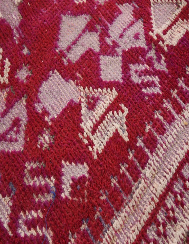 Detail image of  3' 11 x 11' 5  Hand Knotted Shiraz Persian Wool Runner Rug