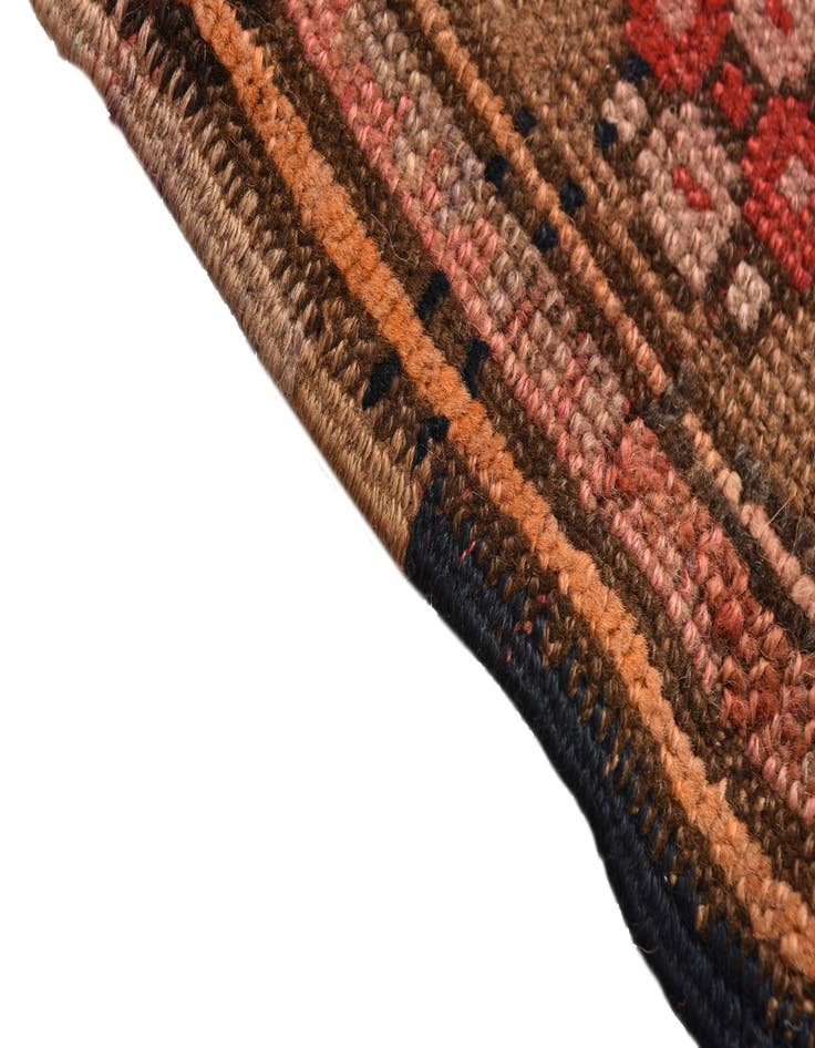 Detail image of  4' 1 x 14' 10  Hand Knotted Shiraz Persian Wool Runner Rug