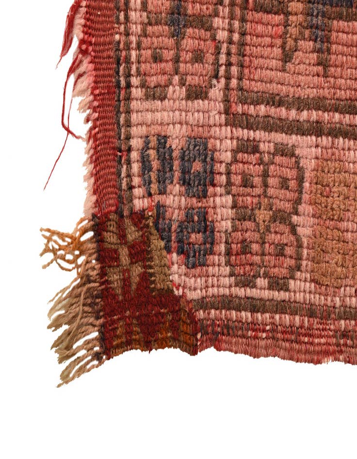 Detail image of  2' 3 x 4' 3  Hand Knotted Shiraz Persian Wool Runner Rug