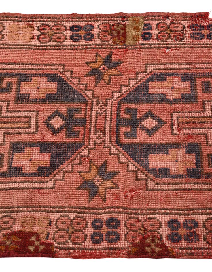Detail image of  2' 3 x 4' 3  Hand Knotted Shiraz Persian Wool Runner Rug