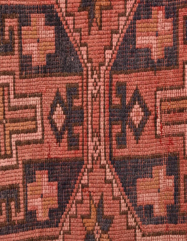 Detail image of  2' 3 x 4' 3  Hand Knotted Shiraz Persian Wool Runner Rug