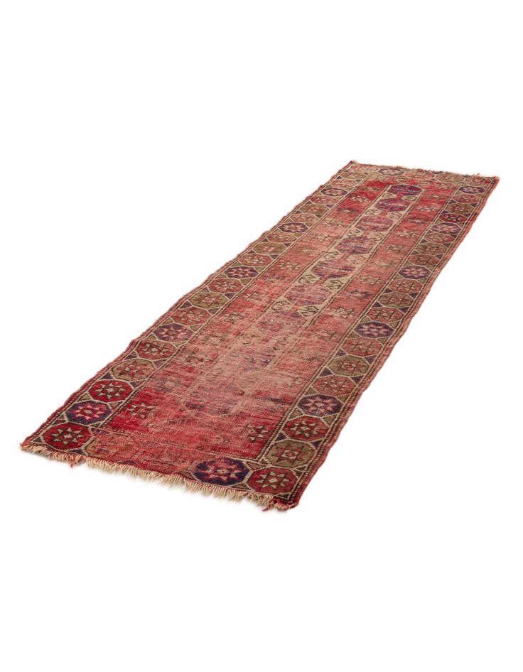 Detail image of  2' 1 x 7' 8  Hand Knotted Shiraz Wool Runner Rug