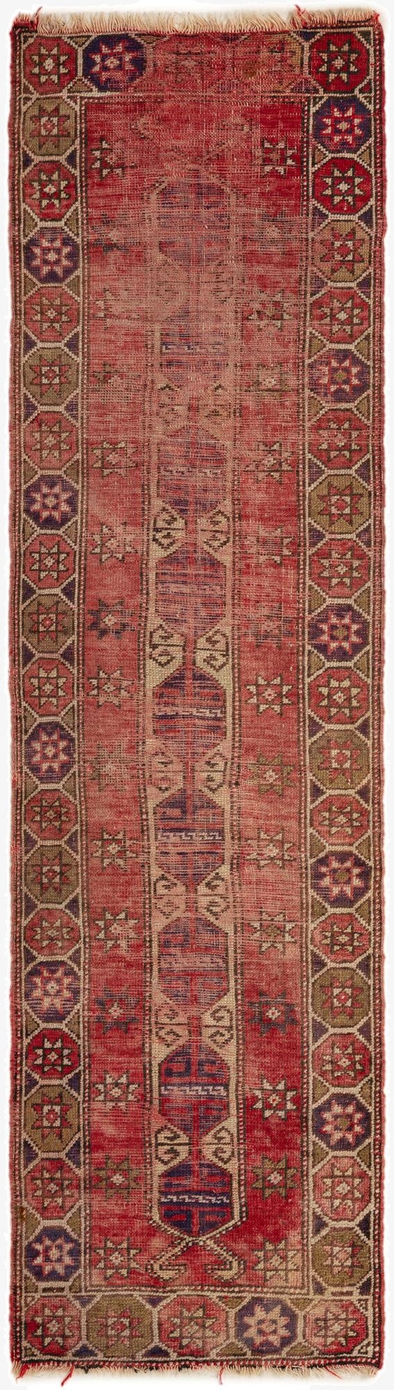 2' 1 x 7' 8  Hand Knotted Shiraz Wool Runner Rug
