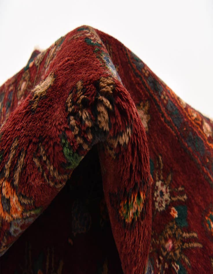 Detail image of  4' 4 x 9' 6  Hand Knotted Sirjan Persian Wool Runner Rug