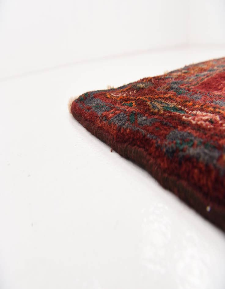 Detail image of  4' 4 x 9' 6  Hand Knotted Sirjan Persian Wool Runner Rug