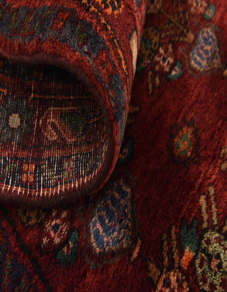 Detail image of  4' 4 x 9' 6  Hand Knotted Sirjan Persian Wool Runner Rug