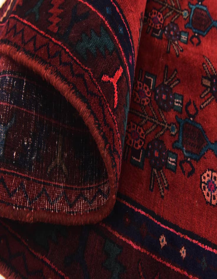 Detail image of  4' 3 x 10'  Hand Knotted Sirjan Persian Wool Runner Rug