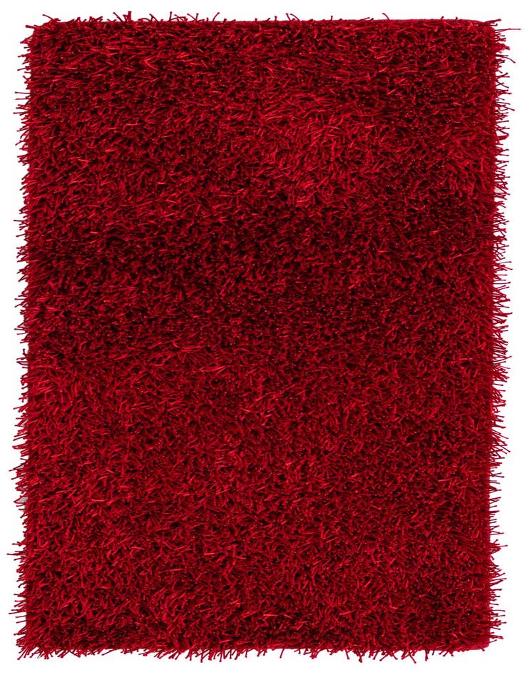 Detail image of  2' 4 x 4' 8  Hand Knotted Solid Shag Oriental Runner Rug