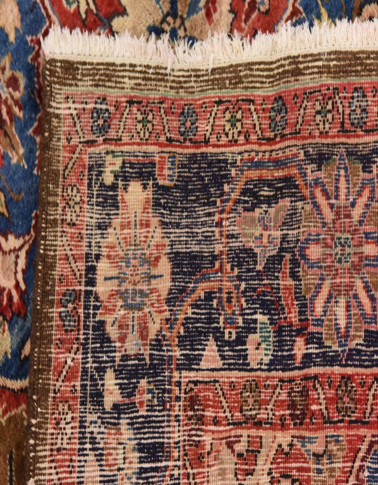 Detail image of  5' x 10' 8  Hand Knotted Songhor Persian Wool Runner Rug