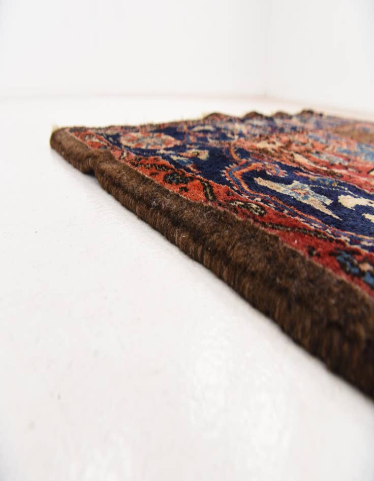 Detail image of  5' x 10' 8  Hand Knotted Songhor Persian Wool Runner Rug