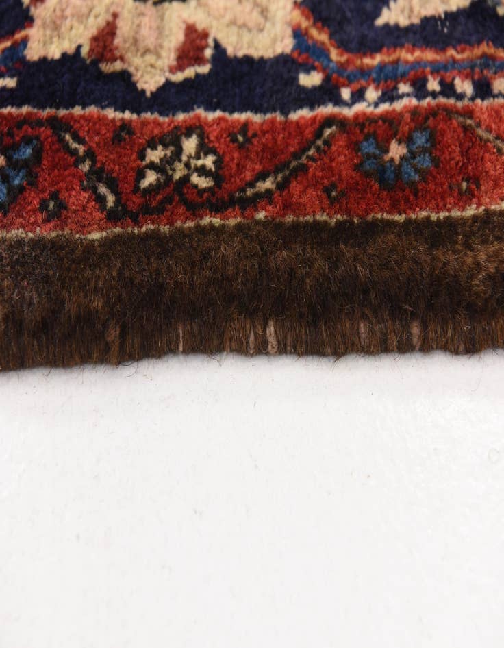 Detail image of  5' x 10' 8  Hand Knotted Songhor Persian Wool Runner Rug