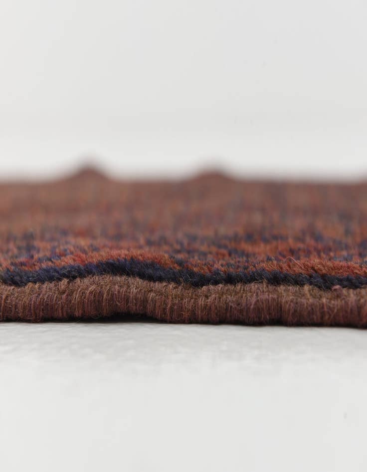 Detail image of  1' 10 x 8' 1  Hand Woven Sumak Runner Rug