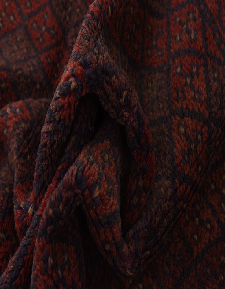 Detail image of  1' 10 x 8' 1  Hand Woven Sumak Runner Rug