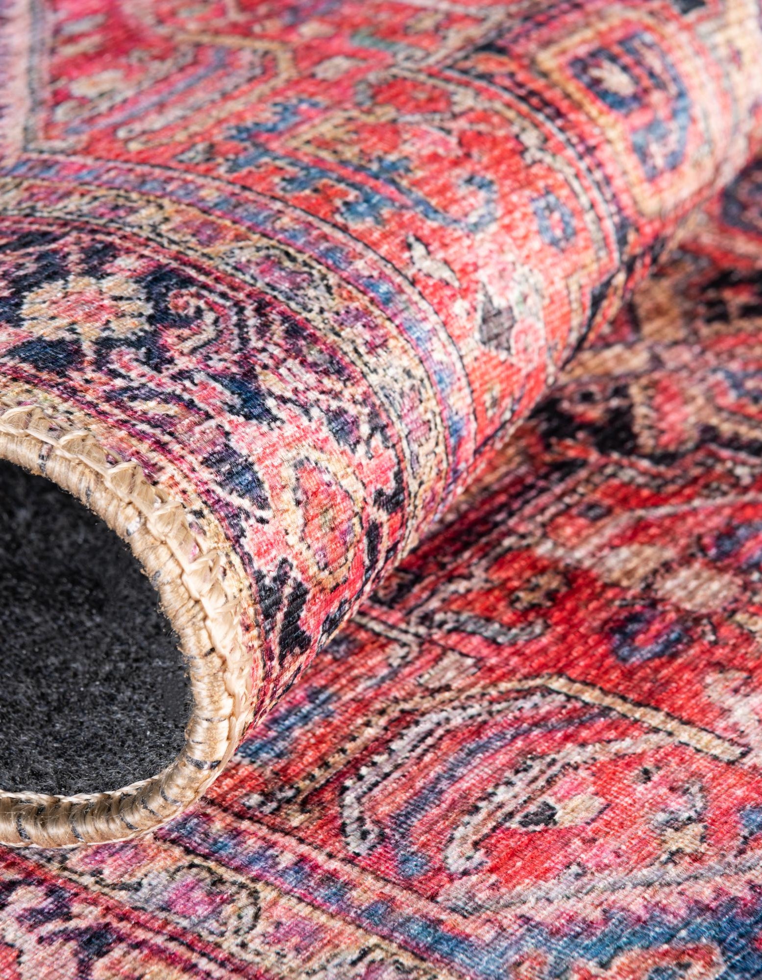 Red 2' 6 x 12' Timeless Runner Rug | Rugs.com