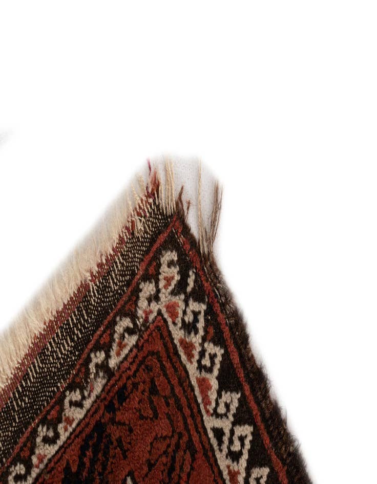 Detail image of  5' 1 x 9' 10 Torkaman Wool Runner Rug