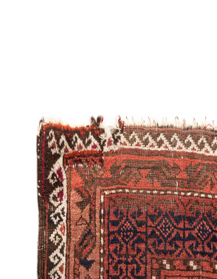 Detail image of  5' 1 x 9' 10 Torkaman Wool Runner Rug