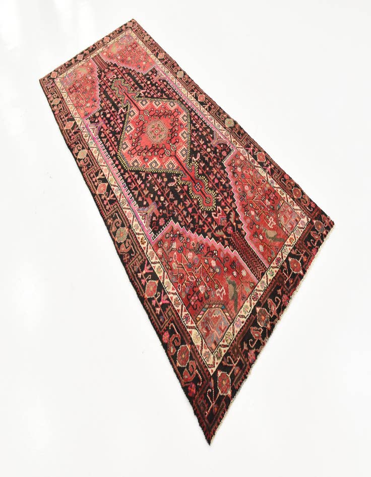 Detail image of  4' 4 x 9' 3  Hand Knotted Tuiserkan Persian Wool Runner Rug