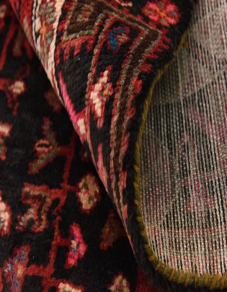 Detail image of  4' 4 x 9' 3  Hand Knotted Tuiserkan Persian Wool Runner Rug