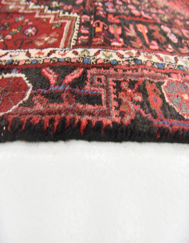 Detail image of  4' 6 x 10' 7  Hand Knotted Tuiserkan Persian Wool Runner Rug