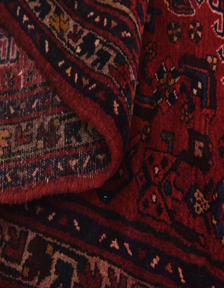 Detail image of  3' 5 x 9' 6  Hand Knotted Tuiserkan Persian Wool Runner Rug