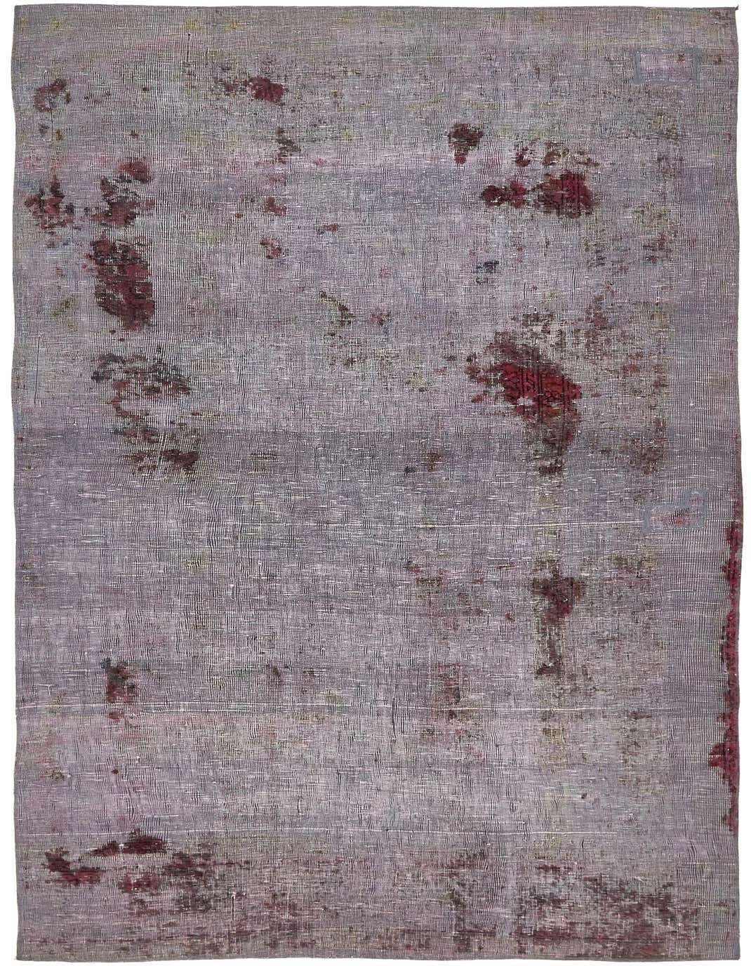 A 11 ft runner rug in shades of red and grey with a distressed vintage Persian pattern, ideal for a hallway.