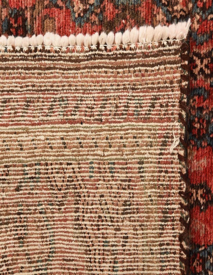 Detail image of  4' 2 x 9'  Hand Knotted Ultra Vintage Persian Wool Runner Rug