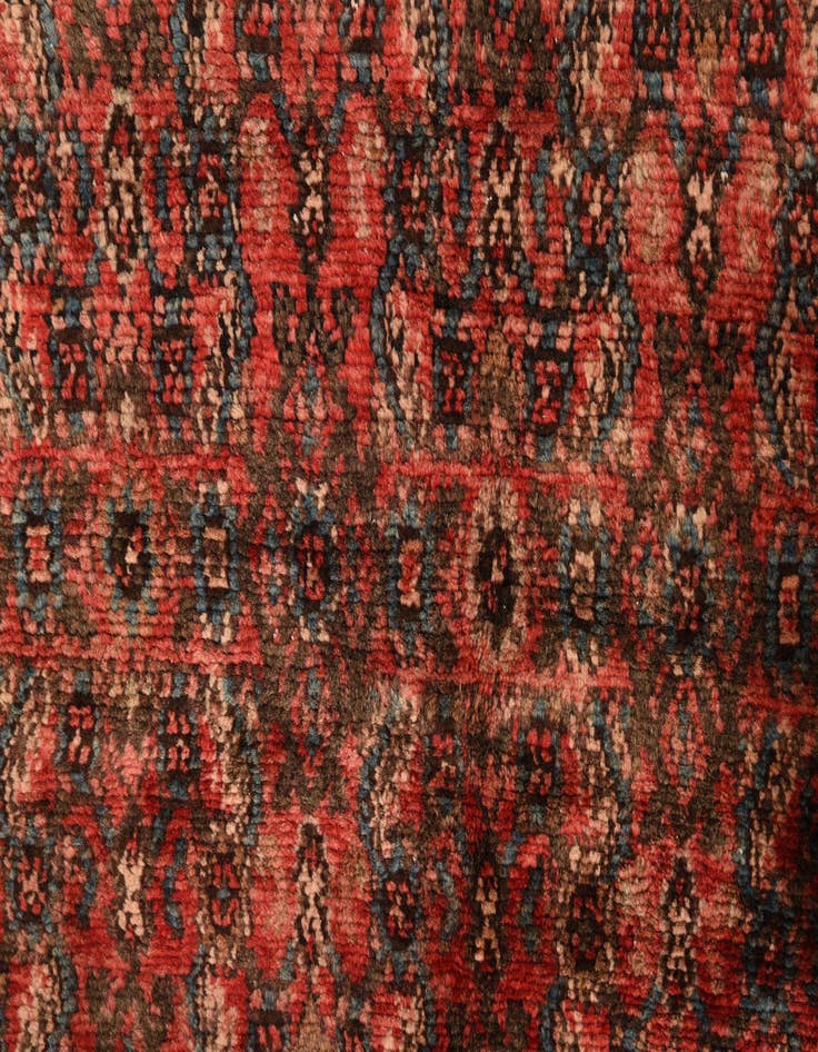 Detail image of  4' 2 x 9'  Hand Knotted Ultra Vintage Persian Wool Runner Rug