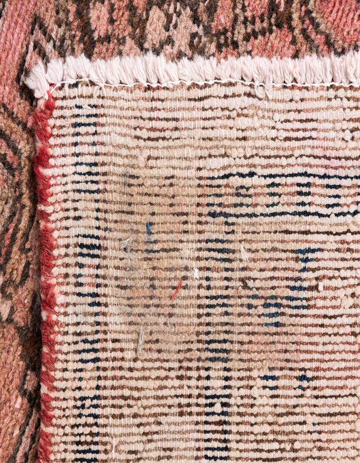 Detail image of  3' 5 x 10'  Hand Knotted Ultra Vintage Persian Wool Runner Rug