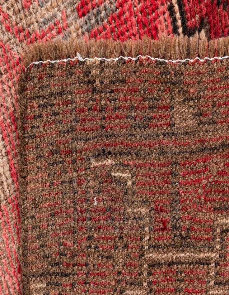 Detail image of  3' 3 x 5' 5  Hand Knotted Ultra Vintage Persian Wool Runner Rug