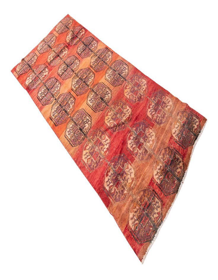 Detail image of  3' 3 x 7' 5  Hand Knotted Ultra Vintage Persian Wool Runner Rug